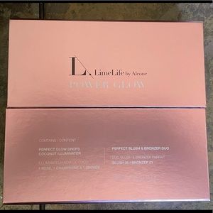 NEW IN BOX- LIMELIFE By Alcone$25 POWER GLOW /SEND LOVE GIFT SET.